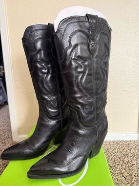 Sam Edelman James Cowboy Boot - Black